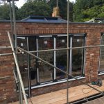 Bifold progress photo - belfry Windows