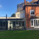 conservatory full glass sliding doors and bfold - belfry Windows