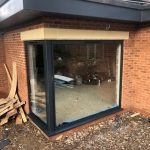 corner windows installation - belfry Windows