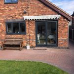 double door and window installation - belfry Windows