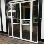 double door for businesses - belfry Windows