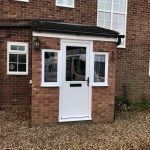 front door fitting for client - belfry Windows