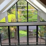 full wall window and door installation - belfry Windows