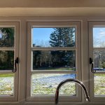 kitchen window installation inside view - belfry Windows