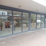 shopfront window and door installation - belfry Windows