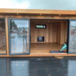 sliding doors installation for out house - belfry Windows