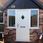 white front door installations - belfry Windows
