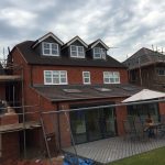 windows, roof windows and bifold doors on new build - belfry Windows